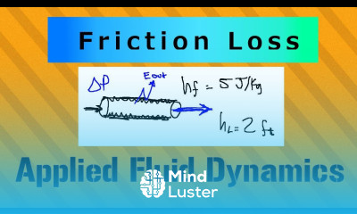 More on Friction Loss in the MEE Applied Fluid Dynamics Class 014