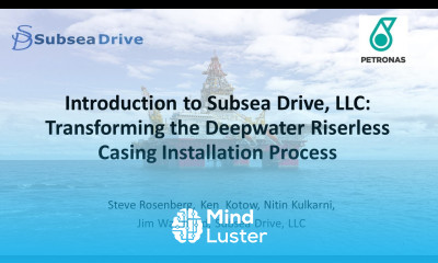 Webinar Introduction to Subsea Drive System with Petronas