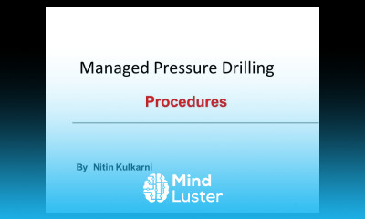 Managed Pressure Drilling | Webinar | Procedures