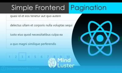 Simple Frontend Pagination | React