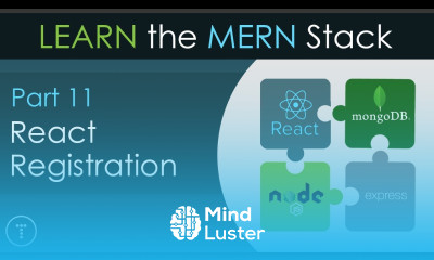 Learn The Mern Stack 11 React Registration