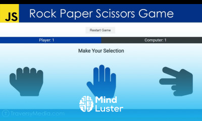 Rock Paper Scissors Game UI JavaScript