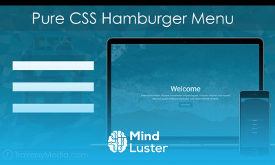 Pure CSS Hamburger Menu Overlay