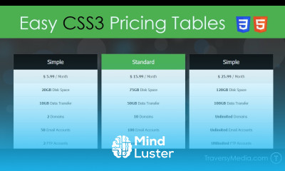 Easy Responsive CSS3 Pricing Tables