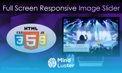 Full Screen Responsive Image Slider | No Libraries