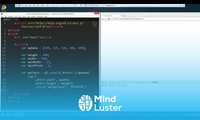 Learning D3 Part 5 Simple Bar Chart Using SVG