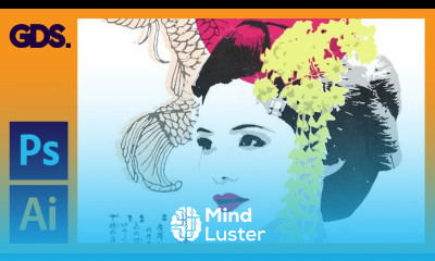 Screen Print Effect | Japanese Geisha | Photoshop Illustrator Tutorial