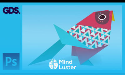 Decorating an origami paper bird Ep28 33 Adobe Photoshop for Beginners