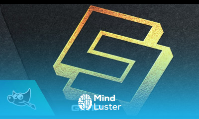 GIMP Tutorial Gold Foil Logo Mockup