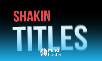 SHAKING Credit Titles │ After Effects TUTORIAL Simple Minimalistic AE TUTORIAL