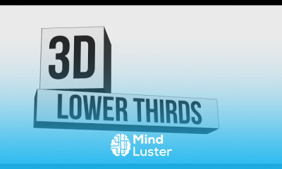 3D Lower Thirds Tutorial │ After Effects Lower Thirds Tutorial 100 After Effects