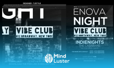 FREE Flyer TEMPLATE │ Photoshop SpeedART Black and WHITE Flyer