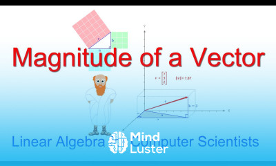 Linear Algebra for Computer Scientists 2 Magnitude of a Vector