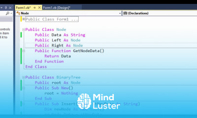 Binary Tree 4 Object Oriented Implementation in VB NET