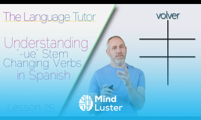 Understanding UE Stem Changing Verbs in Spanish | The Language Tutor Lesson 25