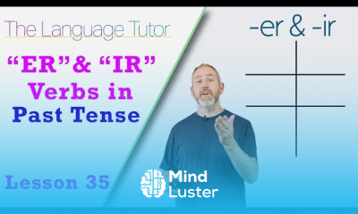 Understanding ER and IR Verbs in Past Tense| The Language Tutor Lesson 35