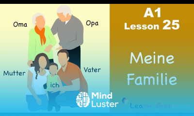 Learn German | Family | Meine Familie | German for beginners | A1 Lesson 25