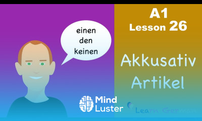 Learn German | Accusative case | Articles | Akkusativ | German for beginners | A1 Lesson 26