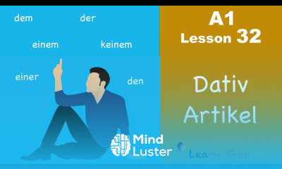 Learn German | Artikel im Dativ | Dative Case | German for beginners | A1 Lesson 32