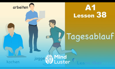 Learn German | Tagesablauf | Daily routine | German for beginners | A1 Lesson 38
