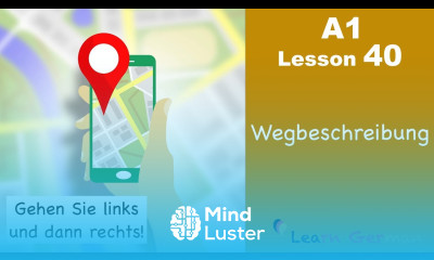Learn German | Wegbeschreibung | Directions | German for beginners | A1 Lesson 40