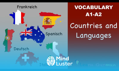 Learn German Vocabulary Countries Languages in German Länder und Sprachen