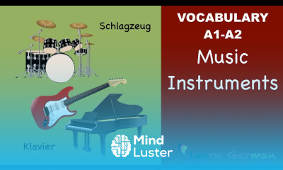 Learn German Vocabulary Musical instruments in German