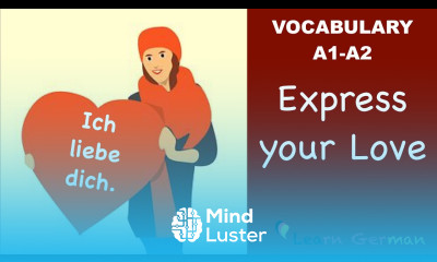Learn German Vocabulary Love Liebe Valentine s day special