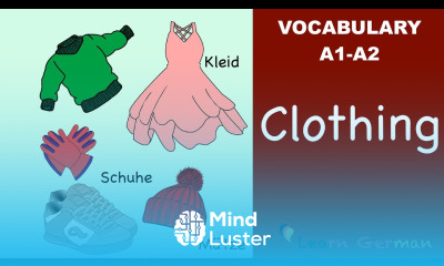 Learn German | German Vocabulary | die Kleidung | Clothes | A1