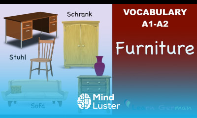 Learn German | German Vocabulary | das Möbel | Furniture | A1