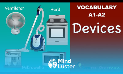 Learn German | German Vocabulary | Haushaltsgeräte | Household appliances | Geräte | A1