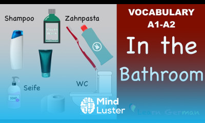 Learn German | German Vocabulary | Im Bad | In the bathroom | Badezimmer | A1