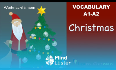 Learn German | German Vocabulary | Weihnachten | Christmas | A1 | A2