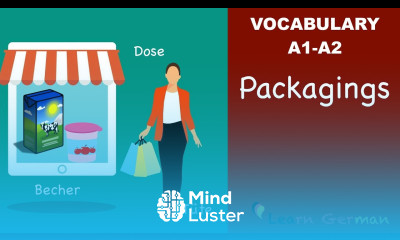Learn German | German Vocabulary | Verpackungen | Im Supermarkt | A1 | A2
