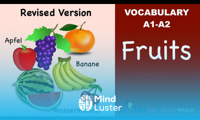 Learn German | German Vocabulary | Obst | Fruits in German | A1 | A2