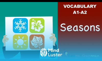 Learn German Vocabulary | Seasons in German | Jahreszeiten | A1