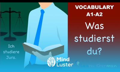 Learn German Vocabulary | Subjects in German | Was studierst du | Studienfächer | A1 A2