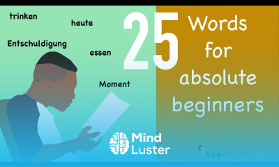 Learn German | 25 Words for absolute beginners | 25 Wörter für Anfänger