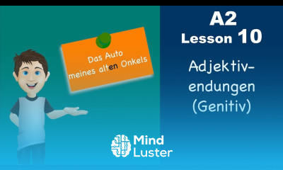 Learn German | Genitive adjective endings | Genitiv | German for beginners | A2 Lesson 10