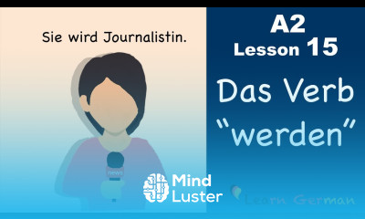 Learn German | Das Verb werden | German for beginners | A2 Lesson 15