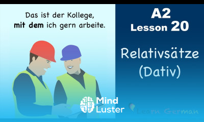 Learn German | Relativsätze | Relativpronomen im Dativ | German for beginners | A2 Lesson 20