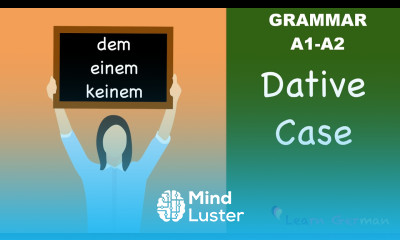 Learn German | German Grammar | Dative case | Dativ | A1
