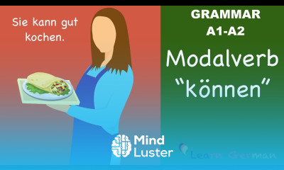 Learn German | German Grammar | können | Modal verbs | Modalverben | A1
