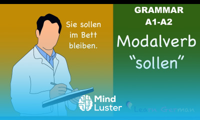 Learn German | German Grammar | sollen | Modal verbs | Modalverben | A1