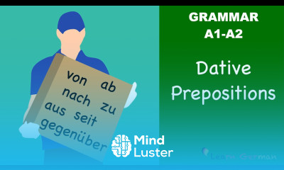 Learn German | German Grammar | Dative prepositions | Präpositionen im Dativ | A1