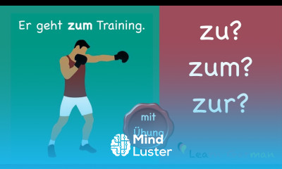 Learn German | Common Mistakes in German | zu zum oder zur | A1 | A2