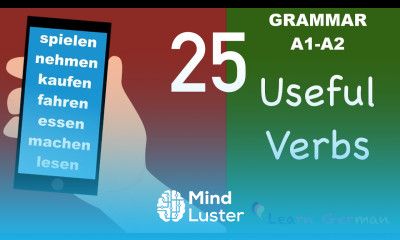 Learn German | German for daily use | 25 useful verbs for beginners