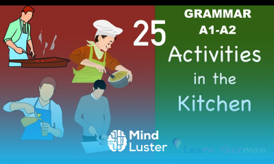 Learn German | German for daily use | 25 important verbs in the Kitchen | Verben in der Küche