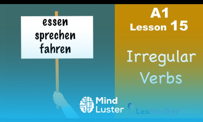 Learn German for beginners A1 Verb conjugation Part 3 Lesson 15