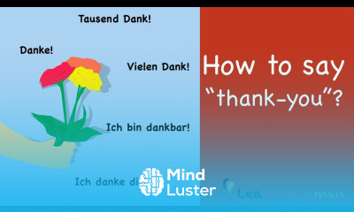 German Speaking | Wie sagt man thank you | Sprechen A1 | A2 | Learn German